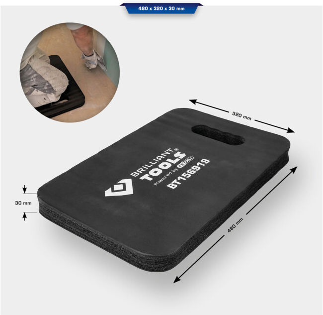 Brilliant Tools Tapis / Planche de protection pour les genoux 480 mm x 320 mm (BT156919)