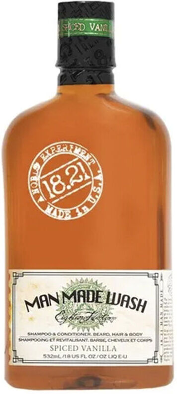 18.21 Man Made Man Made Wash Shampoing gel 3 en 1 vanille épicée 532 ml