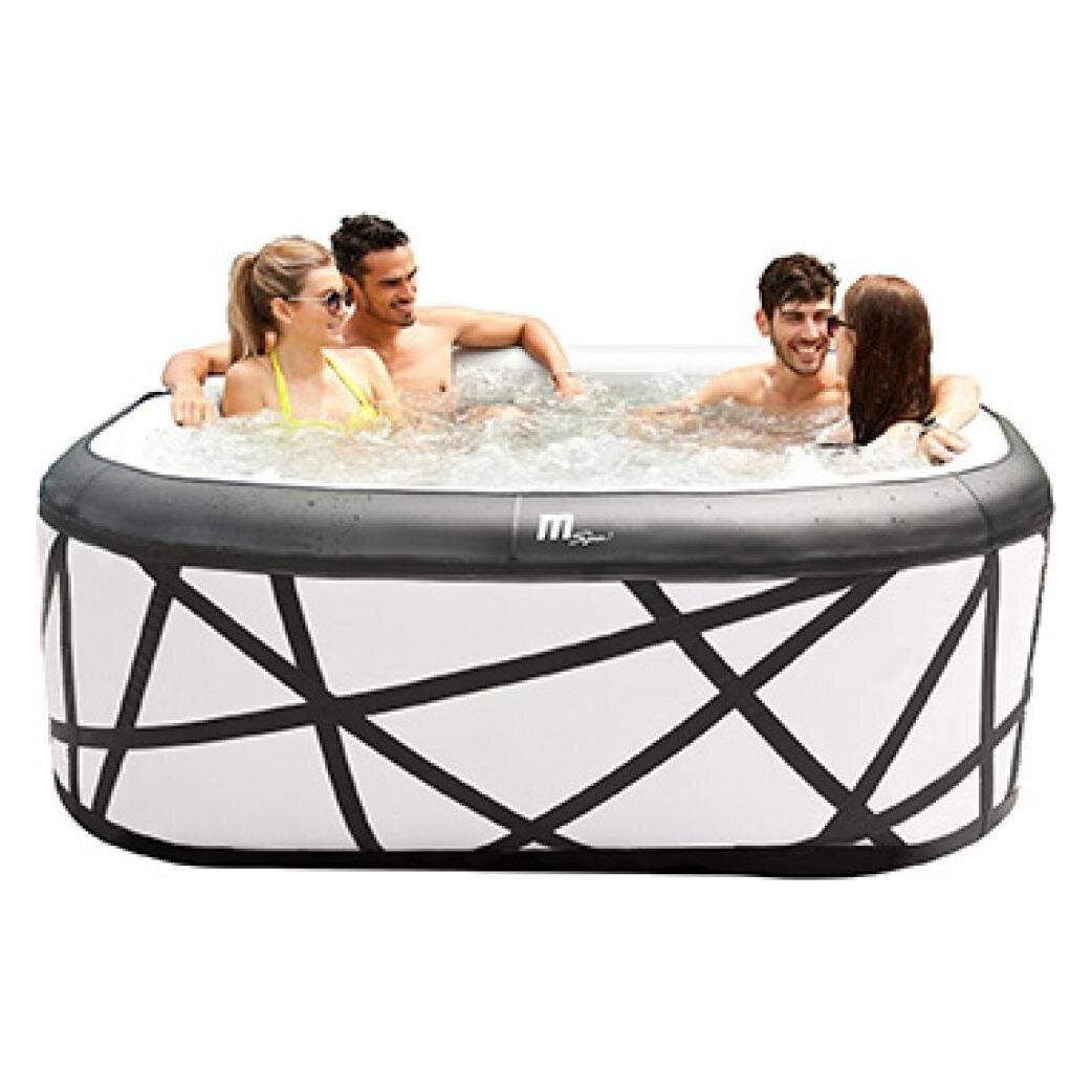 PureHaven aufblasbarer Whirlpool 185x185x68 cm für 6 Personen selbstreinigend inkl. Filterkatuschen (6 Personen) (43781177)