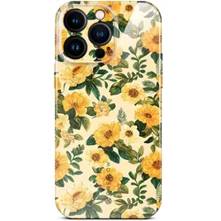 ONEFLOW Flower Cover iPhone 14 Pro Max Blumen Muster