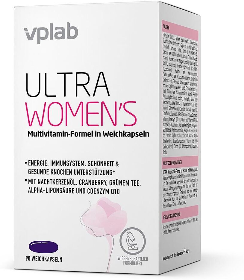 VPLAB Ultra Women's Sport Multivitamin-Formel Weichkapseln