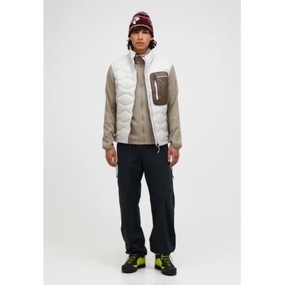 Daunenweste PEAK PERFORMANCE "M Helium Utility Down Vest", Herren, Gr. L, weiß (hellgrau), Material Füllung: 90% Entendaunen / 10% Entenfedern. Material Innen: 100% Polyamid. Material Kragen: 100% Polyamid. Material Oberstoff: 100% Polyamid., weit...