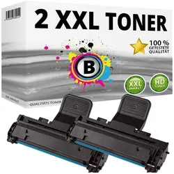 Druckfuxx, Toner, 2x Alternativ Samsung TONER für ML-2020 2510 2520 2570G 2571N SCX-4521F 4521FR