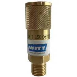 WITT Schlauchkupplung SK 100-2 für Neutrale Gase (Argon) G 1/4 Zoll RH AGS