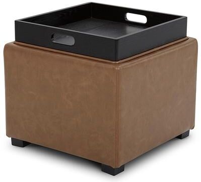 Spruce & Spring Ethan Storage Stool Ottoman