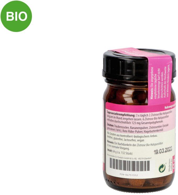 Zistrose Bio Halspastillen