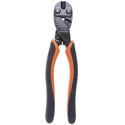 Bahco, Bolzenschneider + Seitenschneider, Kraftschneider mit 2-Komponenten-Griff, brüniert 210 mm (210 mm)