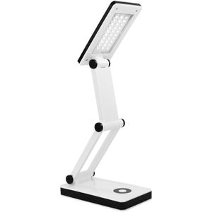 Eaxus Schreibtischlampe weiß, LED, dimmbar, mit Touchpanel, 180 Lumen, tageslichtweiß