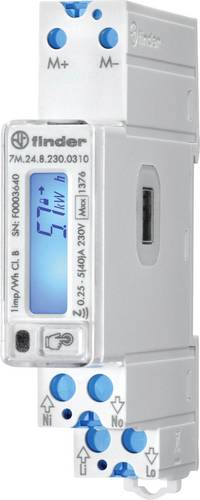 Finder 7M.24.8.230.0310 7M.24.8.230.0310 Zweirichtungs-Hutschienenzähler digital 40A MID-konform: Ja 1St.
