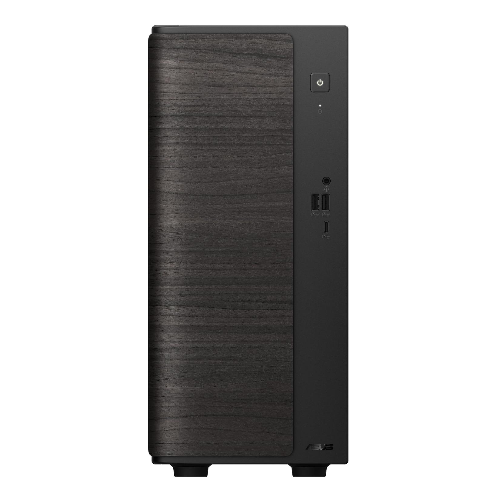 ASUS V500 Mini Tower V501MV-05210H052W, Black, Dark Wood, Intel Core 5 210H, 8 GB, 512 GB, Intel UHD Mini-PC (90PF05R3-M018T0)