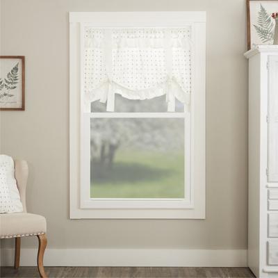 VHC Brands Abigail Ruffled Roman Valance