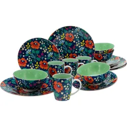 CreaTable, Geschirrset, Folklore (16 Stk.)