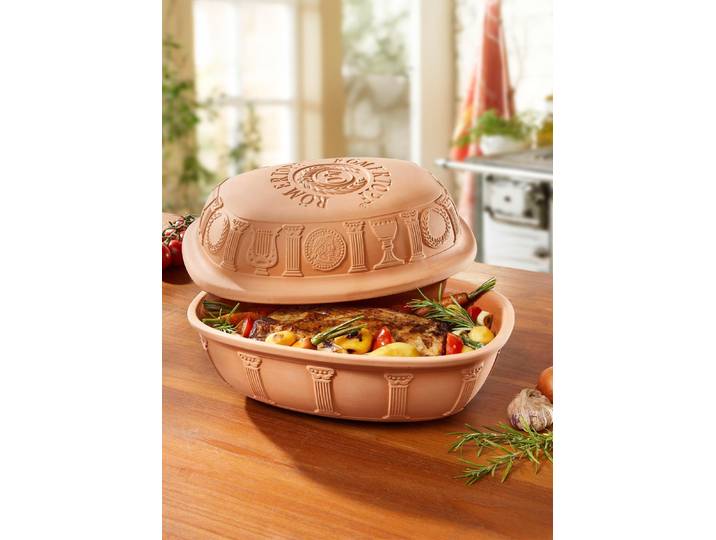 Römertopf für die gesundheitsbewusste Küche, Terracotta