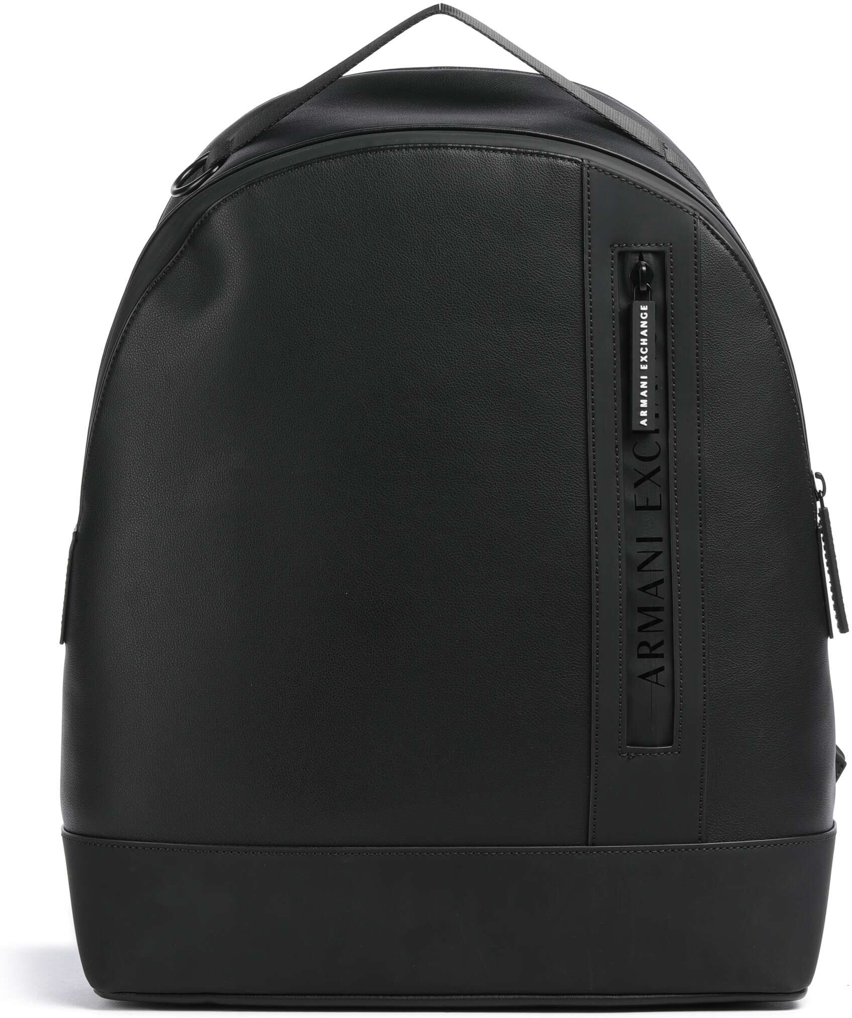 Armani Exchange Angel Rucksack aus Leder, schwarz