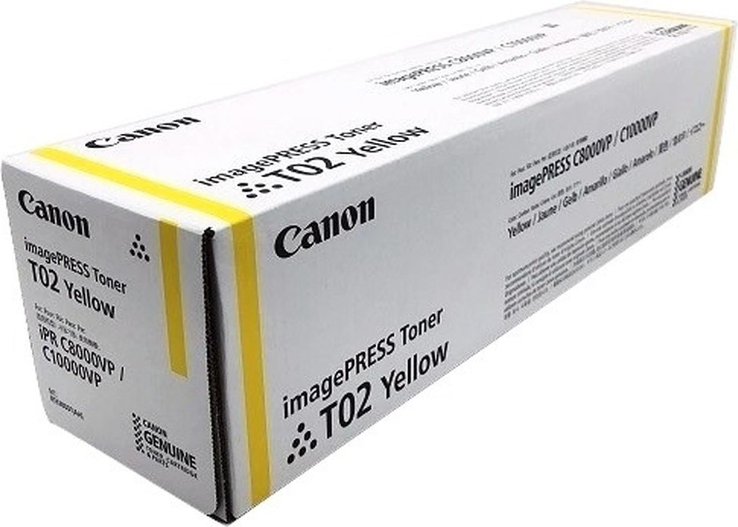Canon T02 Toner cartridge - Geel - Origineel