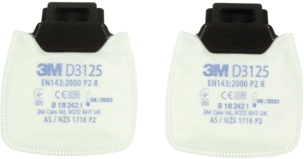 3M Partikelwechselfilter-Set, 10 Paar, Filter: P2R (D3125)