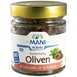 Oliven Kalamata - al naturale in Scheiben 120g
