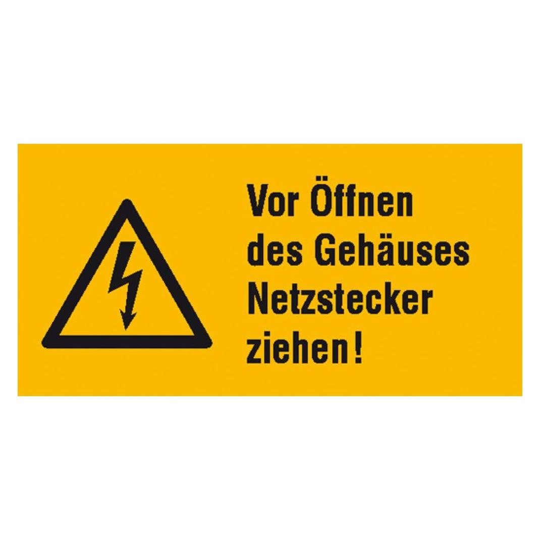 Wolk Warn-Kombischild Achtung Folie selbstklebend B x H 52 mm 26 ISO (30.0624)