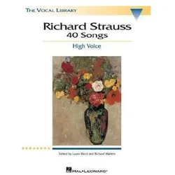 Richard Strauss: 40 Songs: High Voice, Fachbücher von Richard Strauss