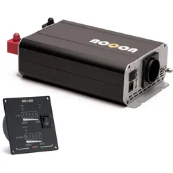 NOQON NSP524 500W/24V Sinus-Wechselrichter mit reiner Sinuswelle Inkl. NRC1 Fern...