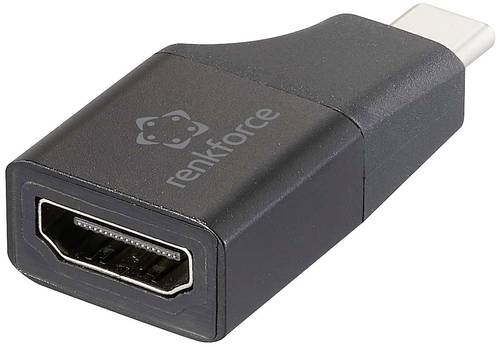 Renkforce RF-6418168 USB-C / HDMI Adapter [1x USB-C Stecker - 1x HDMI-Buchse] Schwarz