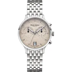Bruno Söhnle Bologna Chronograph 17-13238-850 - grau,strukturiert,silberfarben - 35mm