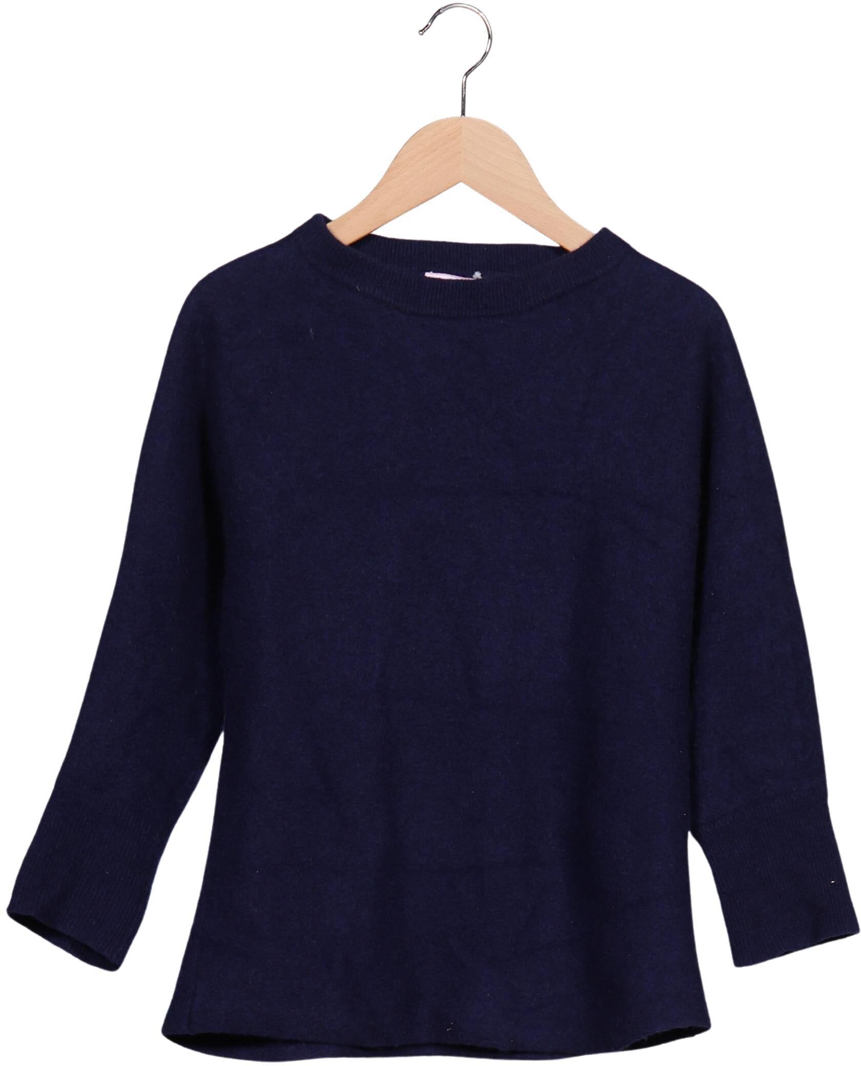 Herzensangelegenheit Damen Pullover, Marineblau, Gr. M, Kaschmir - Second Hand
