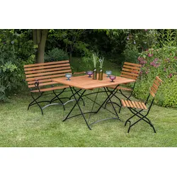 Merxx Schlossgarten Set 4tlg. Tisch 120x80 cm