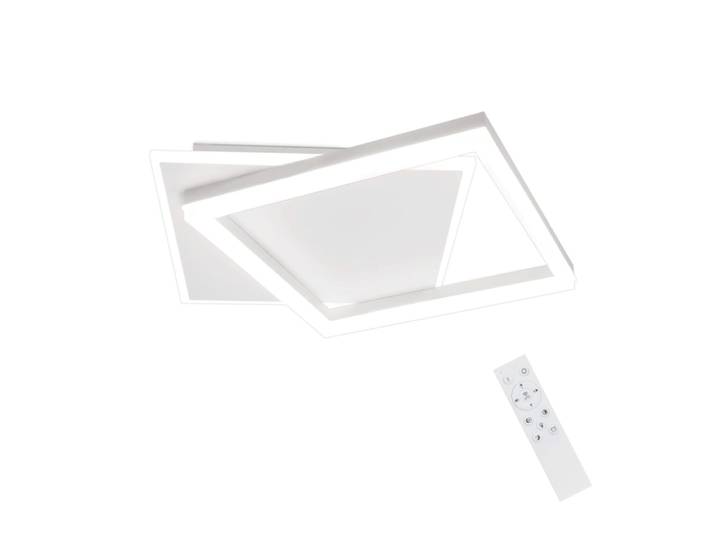 Plafonnier fer blanc 48.5x47.5x6cm led 42w