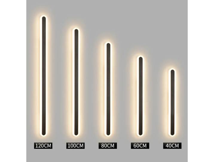Appliques murales intérieures nordiques minimalistes modernes, pour chambres, salons, couloirs, villas, bandes lumineuses LED pour murs de fond, maison