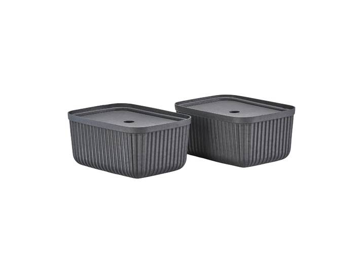 Zone Denmark Boîte de rangement Pulp 23x32 cm, lot de 2 Black