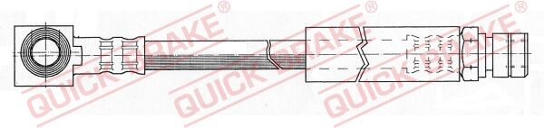 Quick Brake Bremsschlauch 50301 Für Vaughall