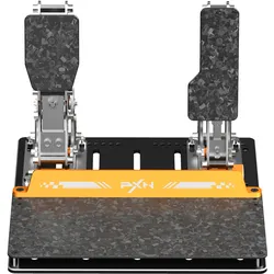 PXN Vector X Pedals (PC), Gaming Controller, Schwarz, Orange, Silber