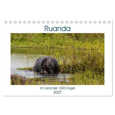 Ruanda (Tischkalender 2027 DIN A5 quer), CALVENDO Monatskalender