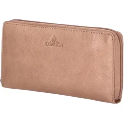 The Skandinavian Brand Damen Lederbörse Quer - beige