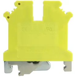 Schutzleiter-Reihenklemme 2.5mm2 gelb-grün Erdungsklemme VDE UL PC2.5-PE-01P-1Y-00AH