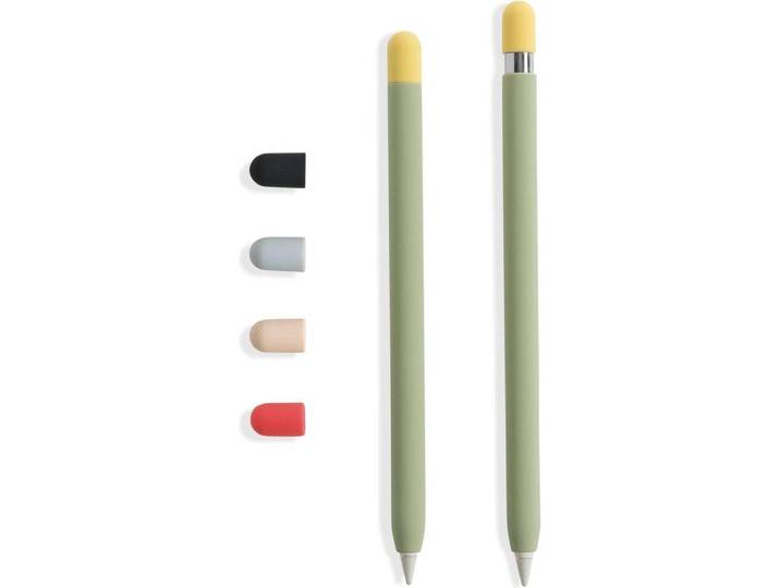 Doodroo Skin voor Apple Pencil (1e/2e gen) - Siliconen Beschermfolie - Extra Grip - Avocado Groen