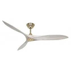 Eco Airscew 152, Ventilator in Gold und Antikweiß ohne Licht, CasaFan