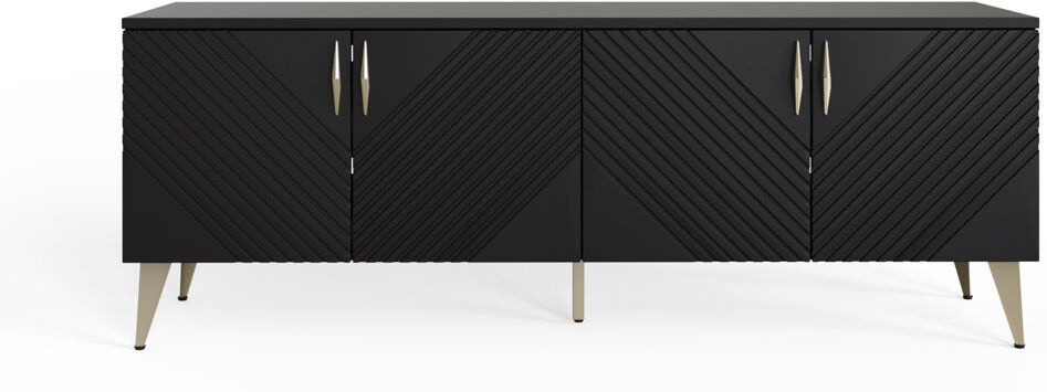 Frank Olsen AVA TV Stand for TVs up to 70" Black 70"