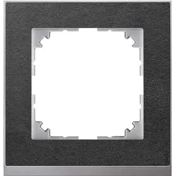 Merten Decor-Rahmen 1-fach Schiefer/aluminium MEG4010-3669
