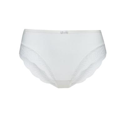 Hipster SUSA "Damen Hipster Nizza", Damen, Gr. 36, beige (natur), Stoff, Obermaterial: 55% Baumwolle CO. 37% Polyamid PA. 8% Elasthan EL., Unterhosen