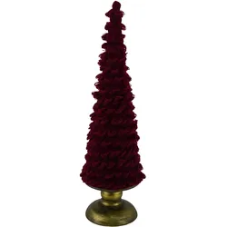 Aufsteller Tanne H=45cm - rot|gold