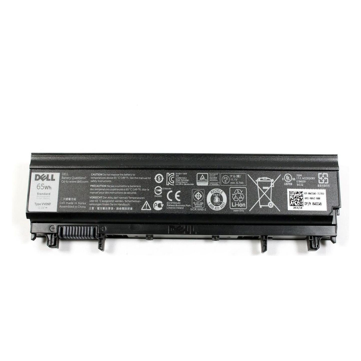 Dell Battery, 65WHR, 6 Cell (6 Zellen) (C3YFG)