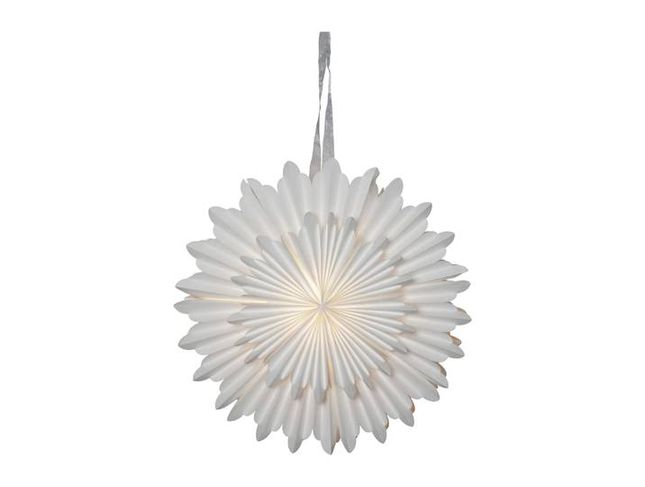 Star Trading Etoile de l avent Crystal Ø55 cm Blanc'