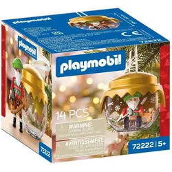 2x Playmobil Weihnachtskugel: Spielzeugentwickler