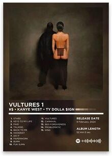 Inspire Essentials Rapper Album Cover Poster Music Canvas Wall Art For Room Decor 10 16.5 X 23.6 In