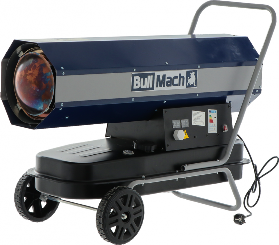 BullMach BM-DDH 60 - Diesel-Heizkanone - direkte Verbrennung - mit Rädern - 60kW