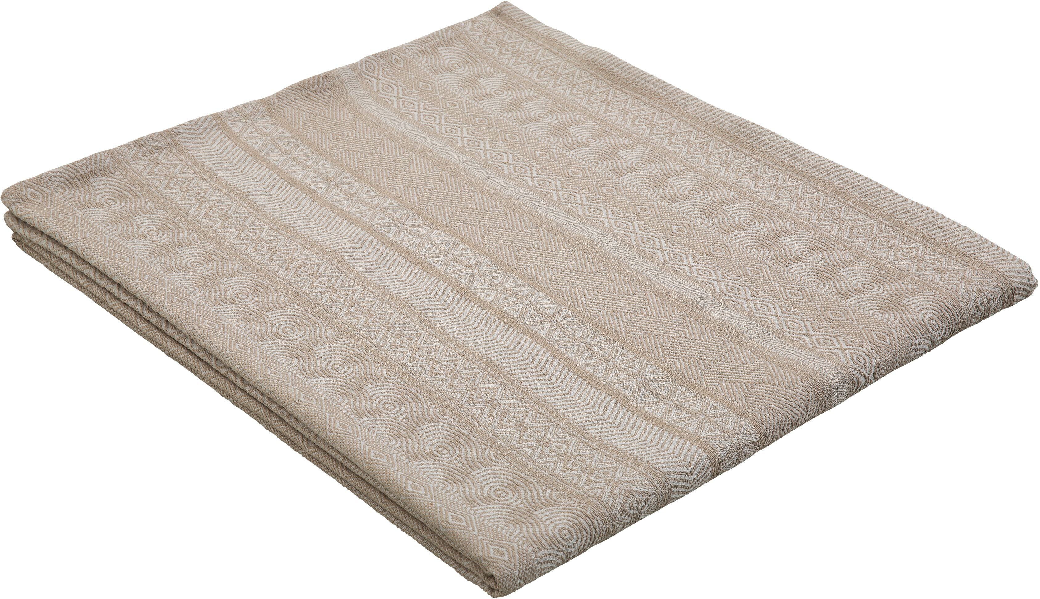 GOODproduct "Toscana" Tagesdecke in verschiedenen Grössen natur B/L: 250cm x 280cm