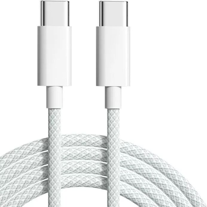 INF 2er-Pack 1,5 m USB-C-auf-C-Kabel Weiß
