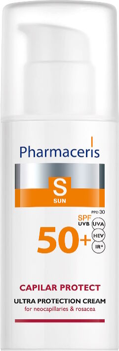 Pharmaceris S CAPILAR PROTECT SPF 50+ Ansigtssolcreme til Couperose og Rosacea 50 ml